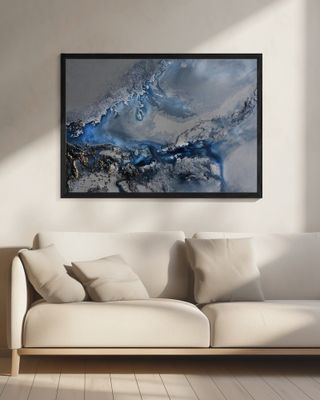 Abstract GREY blue - Arctic Waters