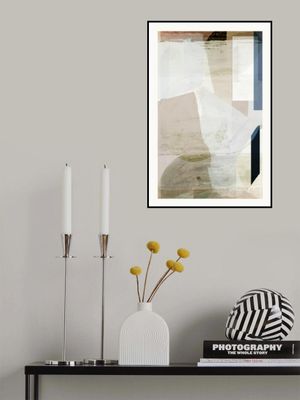 Ethereal Drift Abstract Mixed Media Art Print