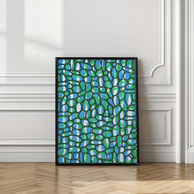 Green Blue Organic Pattern