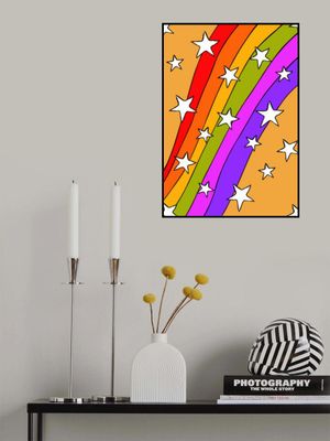 Rainbow Star Art