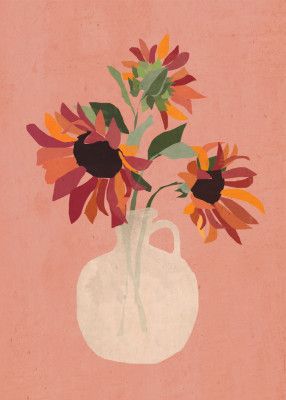 Sunflowers In A Vase