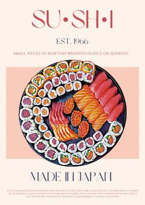 Colorful Sushi Delight