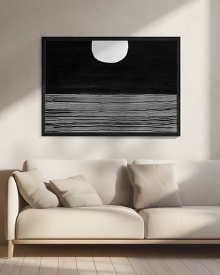 Luminous Moon Rising