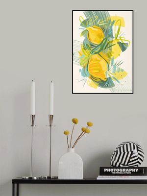 Vibrant Abstract Lemons