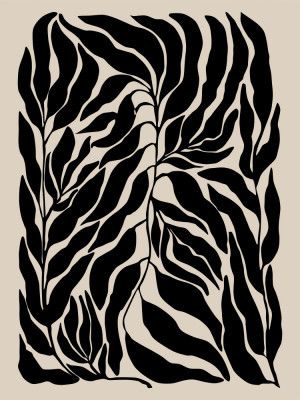 Black Leaf Silhouettes