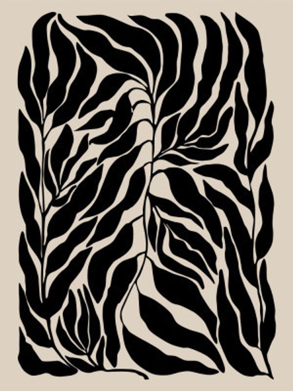 Black Leaf Silhouettes