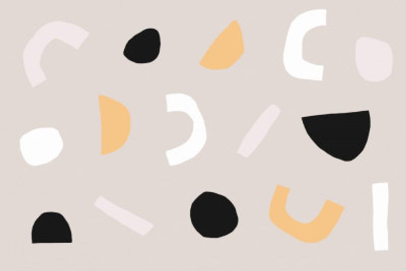 Geometric Shapes in Neutral Tones