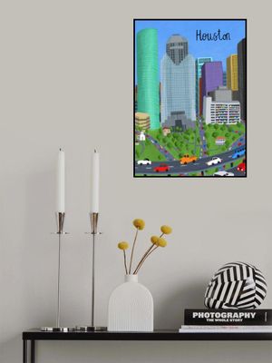 Downtown, Houston, Texas by Artist Carla daly