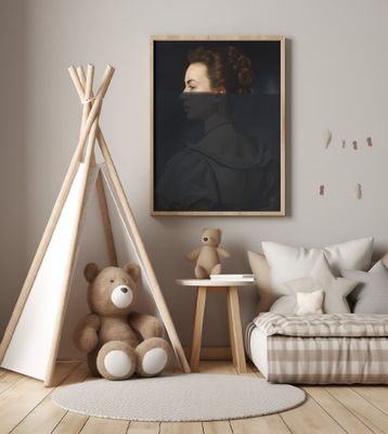 Modern Portrait of Woman