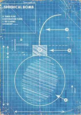 Cartoon Bomb Diagram