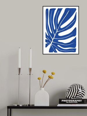 Indigo Leaf Silhouette