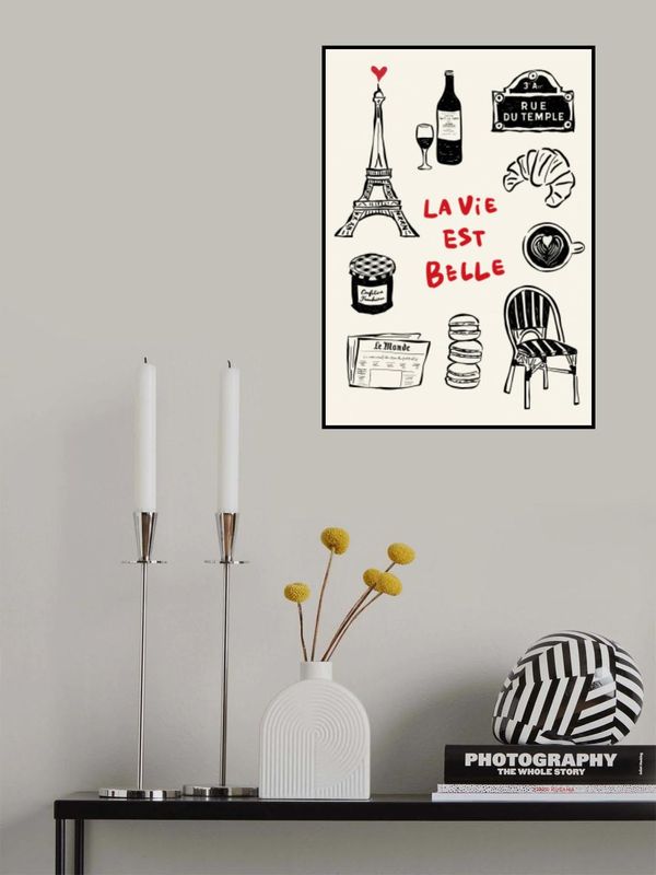 La Vie Est Belle - Paris Poster
