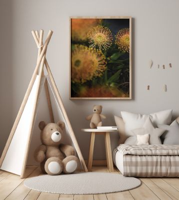 Golden Burst Blossoms