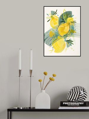 Vibrant Abstract Lemons