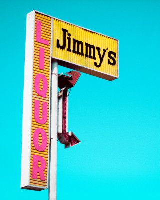 Jimmy's Liquor Sign