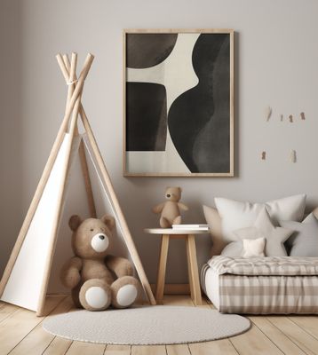 Black Abstract Collage