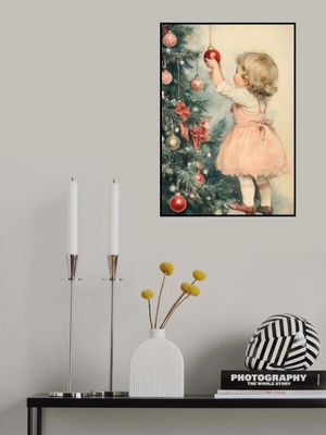 Young Girl At Christmas Eve