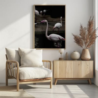 Elegant Pink Flamingo