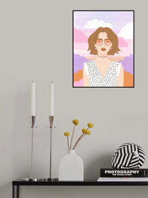 Cloudy Gradient Girl