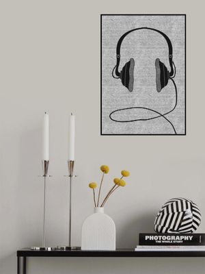 Pair Of Black Headphones