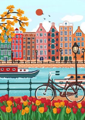 Amsterdam Canal-Side Charm