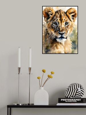 Little Lion Aquarell