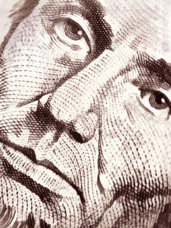 Dollar Bil Eyes Portrtait