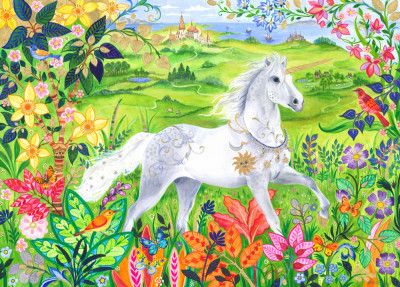 Majestic White Horse