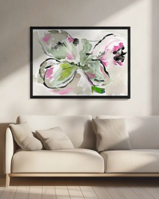 Abstract Purple Violet Pink Hues Floral 2