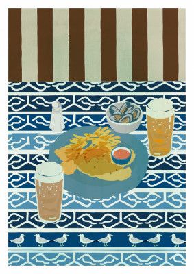 Fish, Chips, Mussels and Beer