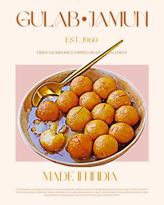 Gulab Jamun Print