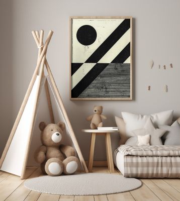 Geometric Patterns With Bold Black Lines