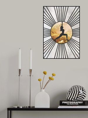 Black gold yoga sun 3