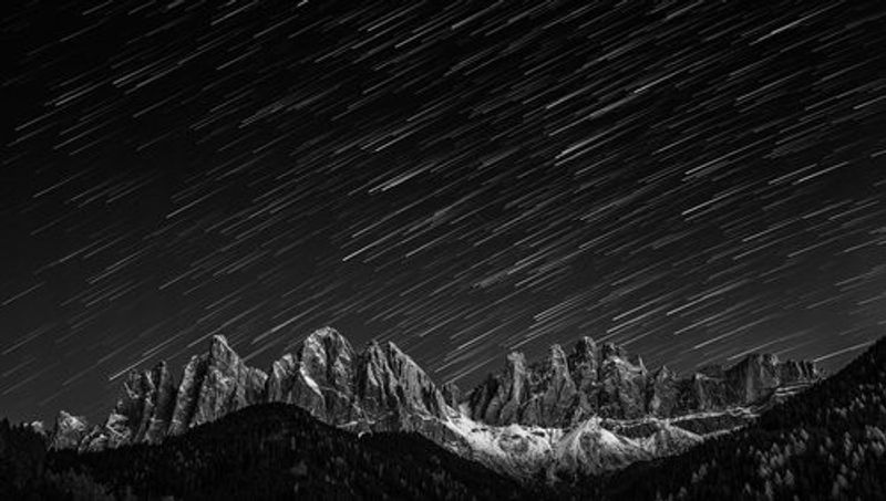 Starfall in the Dolomites