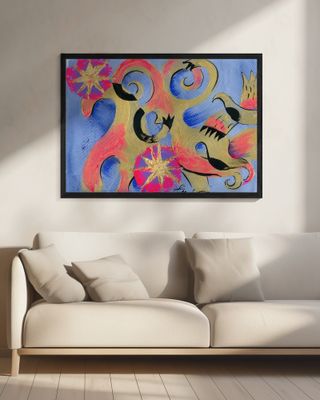 Dancer On the Horse (right Side of the Diptych)