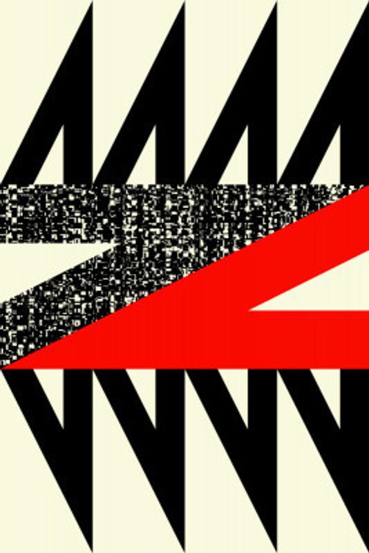 Bold Black Triangles and a Dynamic Red Shape