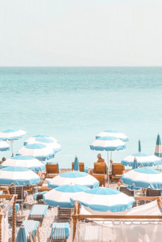 French Riviera Umbrellas