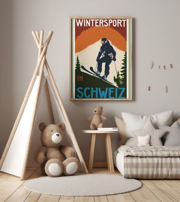 Winter Tourism: Vintage Wintersport In Schweiz