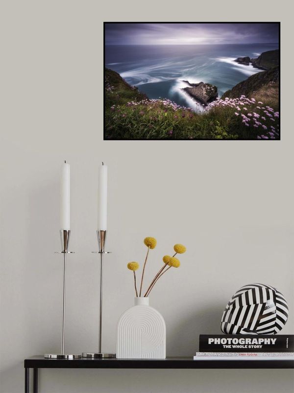 On the edge of the cliff