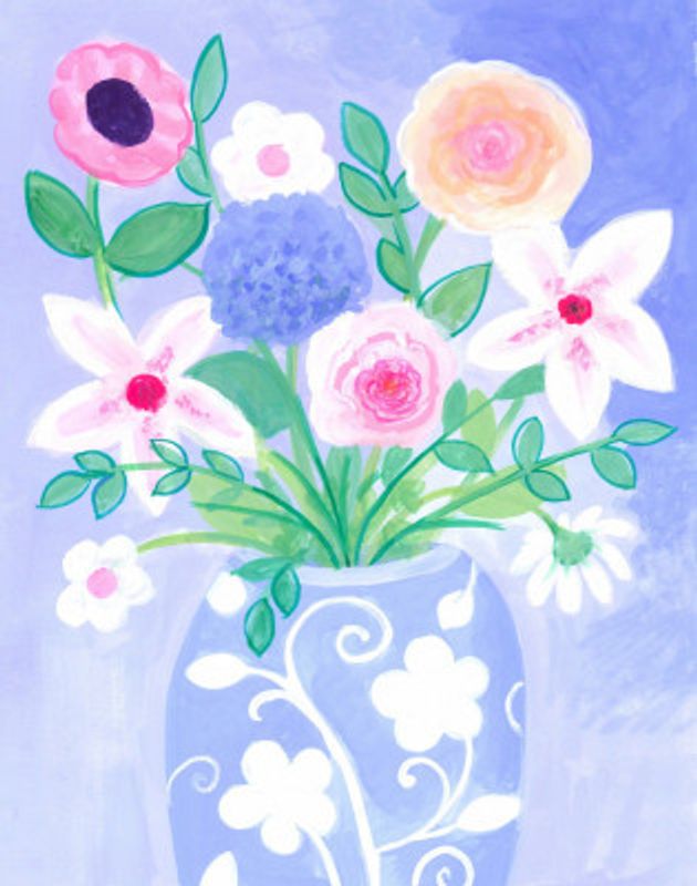 Painterly Florals