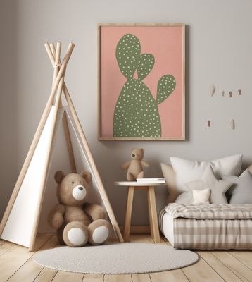 Dotted Green Silhouette