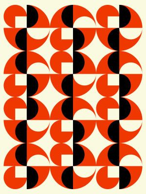 Geometric Abstract Design with a Repetitive Pattern
