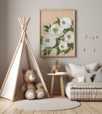 Evadne peonies in coral