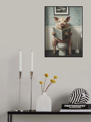 Pig In the Bathroom