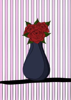 Rose In A Vase