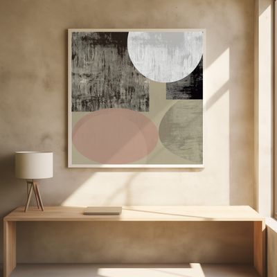 Modern Mocha Abstract Shapes 1