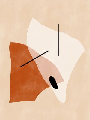 Geometric Shapes In Earthy Tones