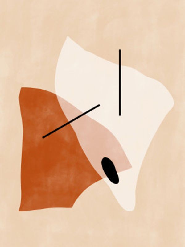Geometric Shapes In Earthy Tones