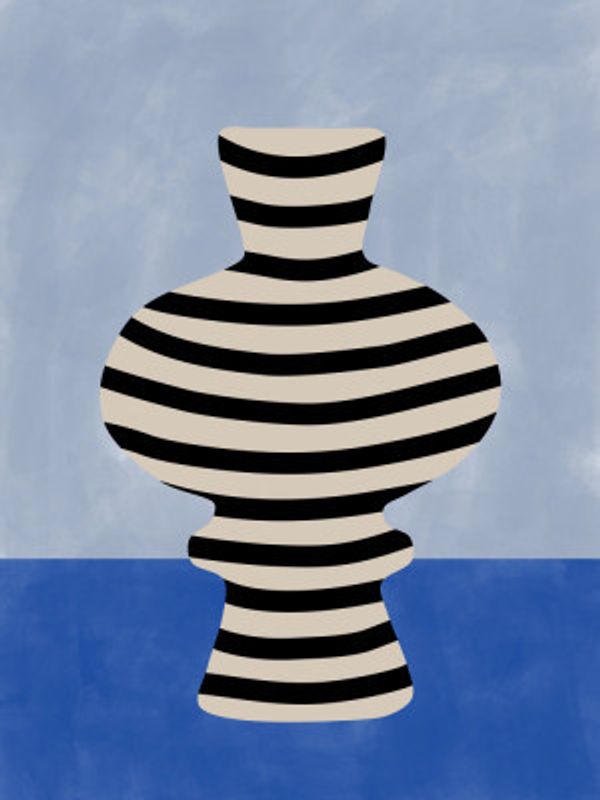 Striped Vase Illusion
