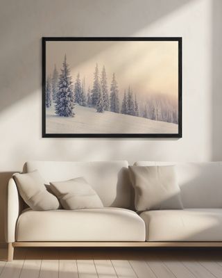 Winter Landscape Snowy Pines